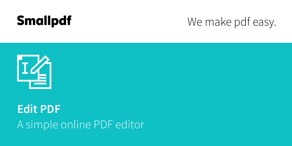 Editar PDF - Editor de PDF grátis direto no seu navegador