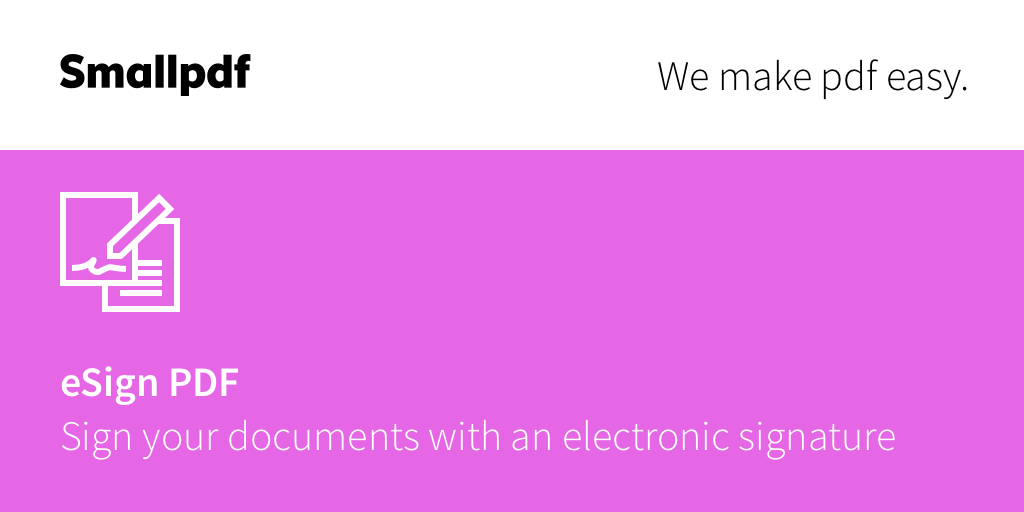 eSign PDF with Electronic Signature Free Online