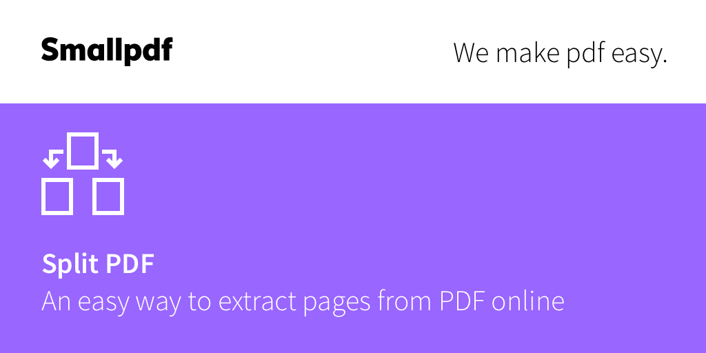 How to split a PDF file into separate PDFs online