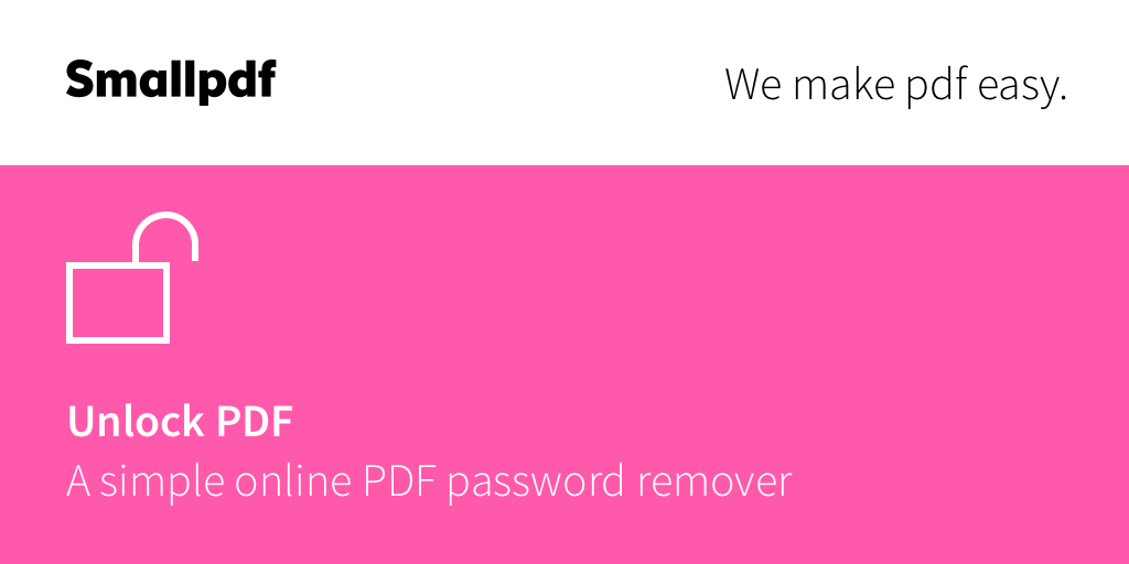 Mở khóa PDF - Bộ xóa mật khẩu PDF trực tuyến miễn phí
